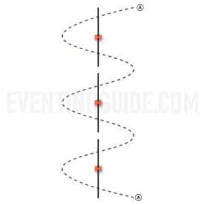 Weaving line pole exercise